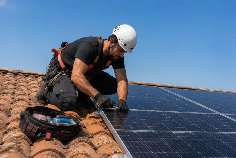 Maintenance et monitoring de panneaux solaires au Pian-Médoc