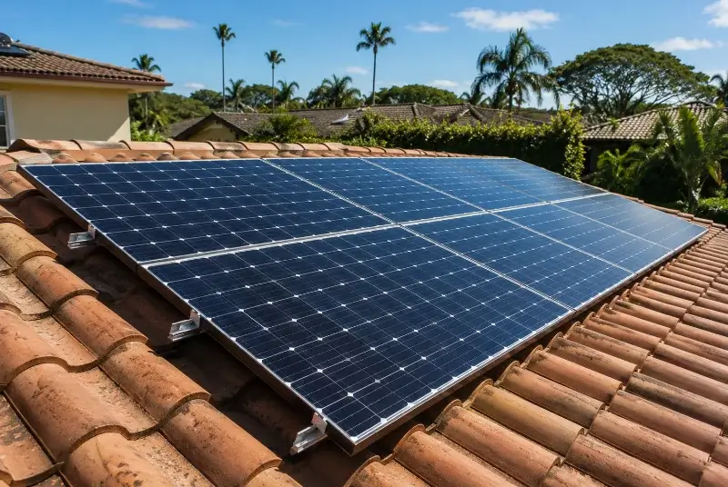 Installation de panneaux solaires au Pian-Médoc